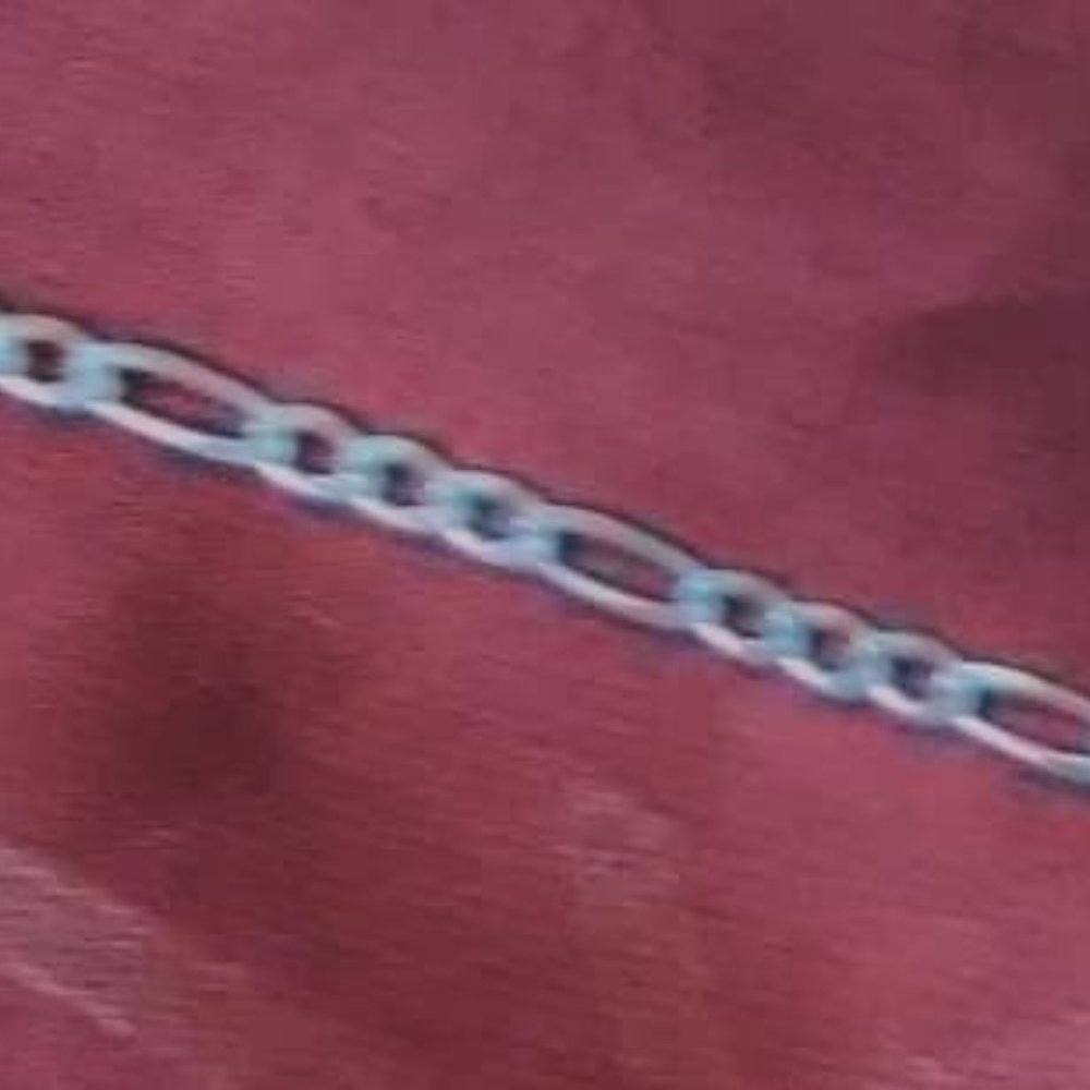 New, Sterling Silver Figaro Bracelet